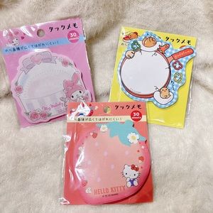 Sanrio Post It / Sticky Notes Set